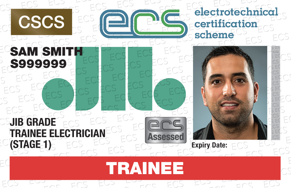 ECS Card electrotechnical worker